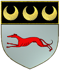 Bradstreet coat of arms - English