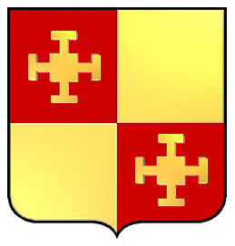 Cross coat of arms - English
