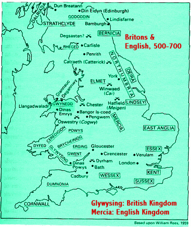 Britons and English, 500-700